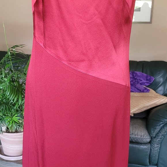 Zapa rust color evening dress with jacket size 8 - Picture 8 of 16